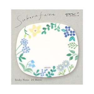 Midori Translucent Sticky Notes - Wild Flowers