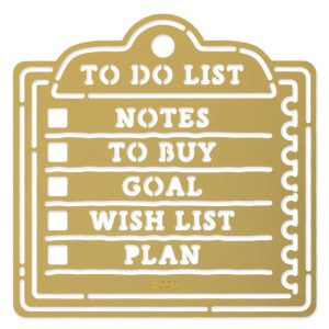 Midori Motif Brass To do list Template Stencil