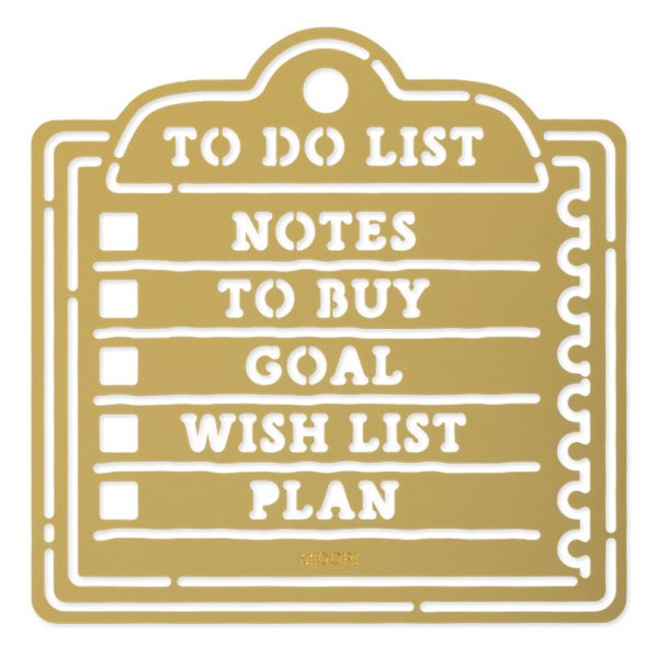 Midori Motif Brass To do list Template Stencil